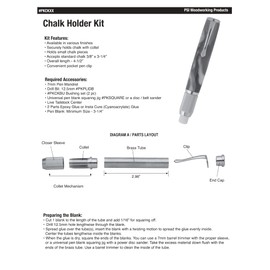 Penn State Industries PKCKCH Chalk Holder Woodturning Project Kit