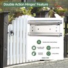 AnvFlik 8inch Double Action Spring Hinges, Self Closing Door Hinges