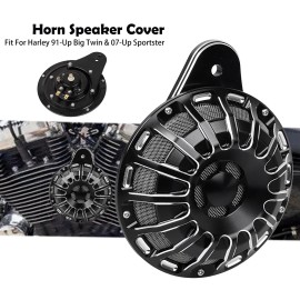 Unbranded Horn Speaker Cover For Harley Road Glide Dyna Fat Boy Heritage Softail FLSTN FLS