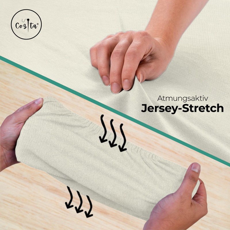 Cozita Basics Fitted Sheet 180 x 200 cm - 100%