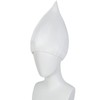 JoneTing Pure Silver Wig for Men Silver Straight Cosplay Wigs