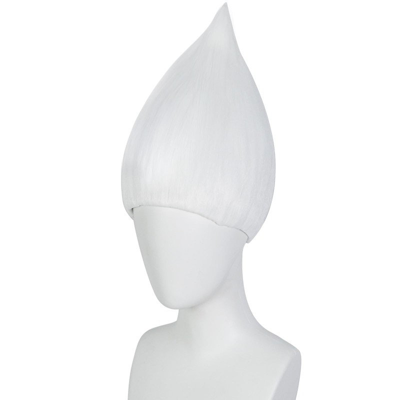 JoneTing Pure Silver Wig for Men Silver Straight Cosplay Wigs