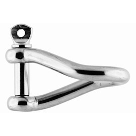 Dutyhook 12X97 Twisted Shackle, Stainless Steel AISI 316