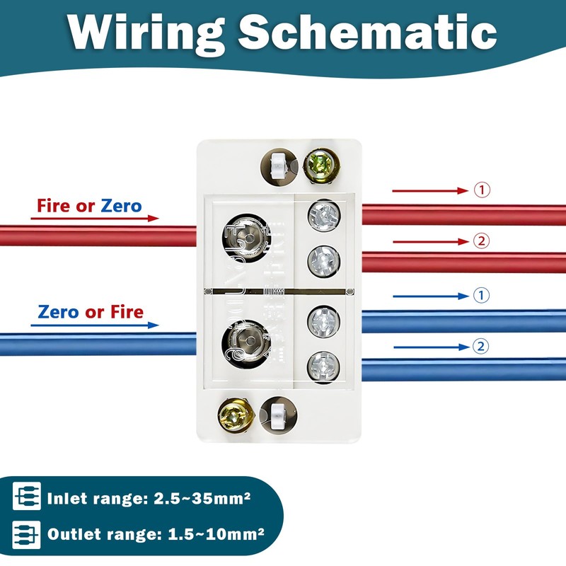 2-in-4-Out Self-Lifting Junction Box | Tool-Free Quick Connect Terminal Block