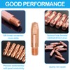 RYXZEN 10 Pieces 1.0 mm Copper Contact Tip Welding Nozzles