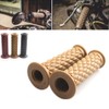 Motorcycle Vintage Non Slip Handlebar Grips 7/8" 22mm 1" 24mm