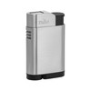 Palió Ballista Jet-Flame Refillable Butane Torch Lighter, Silver - Wind-Resistant