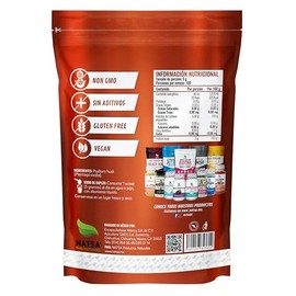 NATSA Psyllium Plantago Polvo 500 g 100 Porciones 5 g por Toma