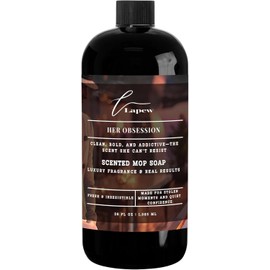 Lapew Her Obsession Scented Mop Soap Concentrate 36 oz | Premium Fragranced Floor Cleaner | Streak-Free | Hard Floor Cleaning Solution | Eco Friendly | Made in USA