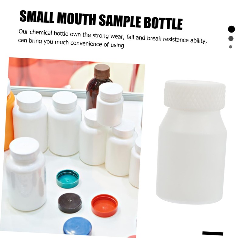 ULTECHNOVO Chemical Reagent Bottle Wide Mouth Ptfe Sample Container for