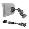 xik Aluminum AMPS Mount for 7-11" CarPlay Screen, [4-Button Lock][360°