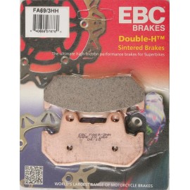 EBC 1984-1985 VF1100S V65 Sabre Honda BRAKE PADS FA69/3HH DOUBLE-H SINTERED FA69