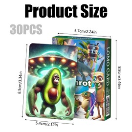 WSDFTQ 30PCS Italian Brainrot Cards, Italian Brainrot Toys, Laser Fantasy Animal Set, Educational Game Cards for People, Perfect for Family Game Nights and Gift Giving