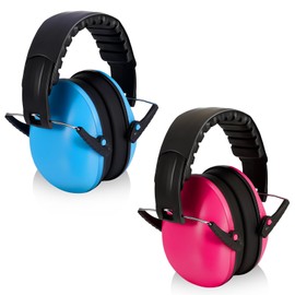 Zuimei 2 Pack Ear Defenders Kids, Adjustable Children Earmuffs Ear Protectors, Noise Cancelling Headphones, Headband Hearing Protection Earmuffs for Boys Girls Baby