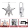 Wninbu Christmas Tree Topper Star Lighted with 6 Projection Modes,Christmas