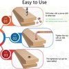 TOP-VIGOR 20Pcs Threaded Insert Nuts for Wood, M6*20 Insert Hex
