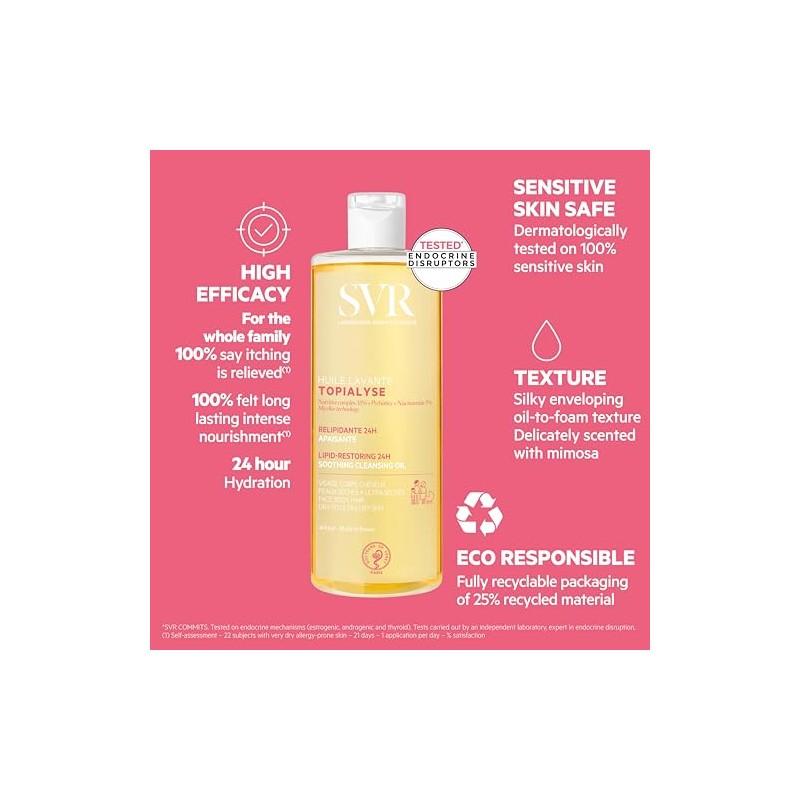 Svr Topialyse Huile Lavante Aceite Limpiador Relipidizante Piel Muy Seca