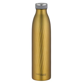ThermoCafé Drinking Bottle, Insulated Water Bottle, Insulated Bottle, Thermos Flask. 0,75 l Old Gold Twist