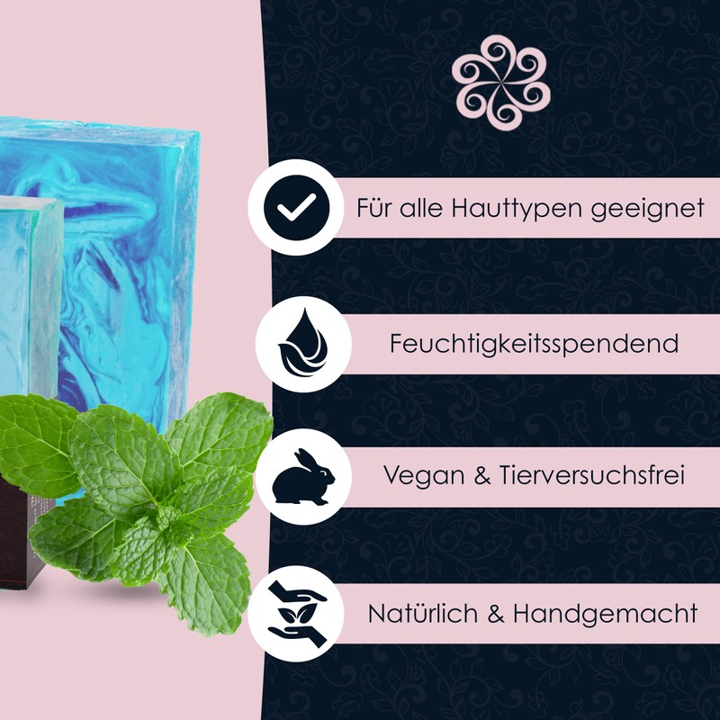 Panu Soap Mint - Vegan Shower Soap for All Skin
