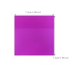 ONLYKXY 4 Pack Transparent Sticky Notes 7.6x7.6CM Self-Stick Book Tabs