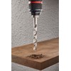 wolfcraft 7120000" Professional 6 Wood Twist Drills, Silver, 3 mm/4