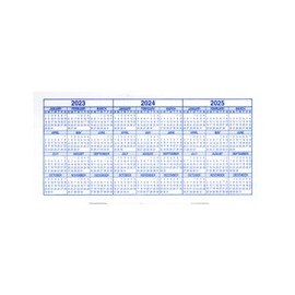 Checkbook Registers, 23-24-25 Calendars, for Personal Checkbook, Transactions Ledgers, Pack of 10