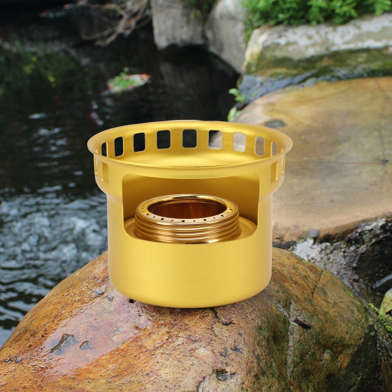 Spirit Burner Copper Windproof Portable Aluminium Alloy Alcohol Backpacking Stove
