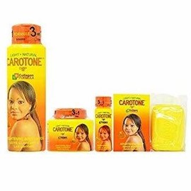 Carotone Set (Lotion 500ml + Cream 300ml + Oil + Soap) Skincare Comfort Skin Repair