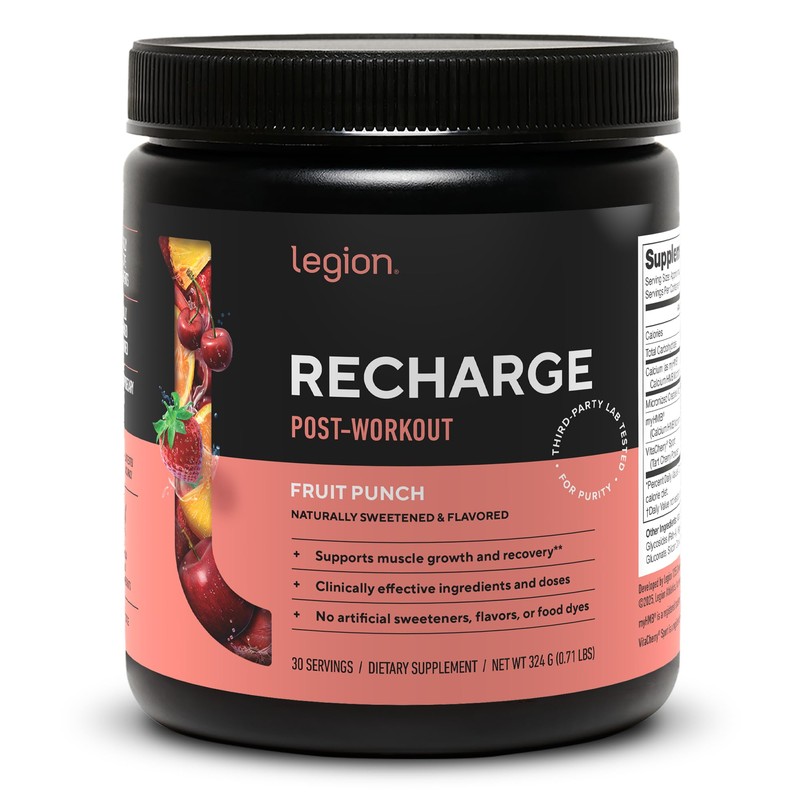 Legion recharge post workout con creatina 30 servs sfn fruit