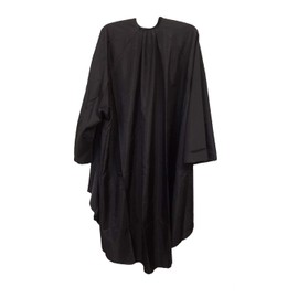 [HANA] Cut Cloth with Sleeves Wrinkle Treatment Cape for Haircuts, Beauty Salons, Barber Shops, Large Chairs, Velcro Tape, For Professionals, Adults, Children, Hair Salon, Self-Cut, Self Color(White)