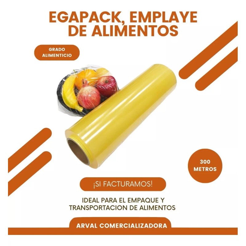 KICHEN WRAP Vitafilm Playo Egapack Emplaye Grado Alimenticio Caja 6