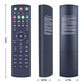 ZWP Replacement Remote Control Compatible for Digistream X2, DX3, DX4, DL4, DX4 Plus, DX5, DX5 Plus superBox, for Thorstream/NetMaster/SuperStream/Stream Android TV Set Top Box