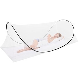 Mosquito Net Pop Up Single Bed, 200 x 90 x 60 cm, Foldable Mosquito Net Travel Without Hanging, Portable Camping Tent, Mosquito Net Bed Suitable for Home and Camping, Easy and Quick Installation