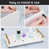 Segbeauty 12x6in Water Absorbing Stone Tray for Countertop, Fast Drying