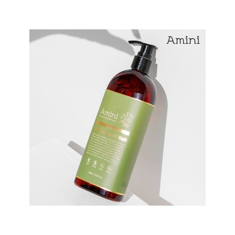 Amini Premium Relaxing Spa Oil Wash 400ml x 4 /