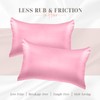 Elegant Comfort Silky and Luxurious 2-Piece Satin Pillowcase Set for