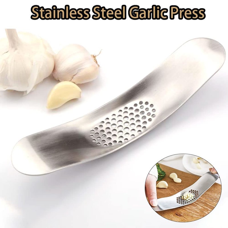 Stainless Steel Garlic Press Garlic Rocker Crusher Mincer Press