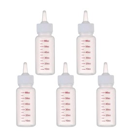 store88 Feeding Bottle, Nipple, For Pets, Hydration, Water Supply, Nursing, Infuser, Cats, Dogs, Small Animals, Nursing, 2.4 fl oz (60 ml), Set of 5