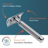MERKUR Safety Razor 41C, Classic with Hexagonal Handle, Gloss Chrome,