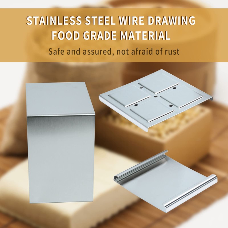 ZUDKSUY Small Tofu Press 304 with Cheese Makers Tofu Press