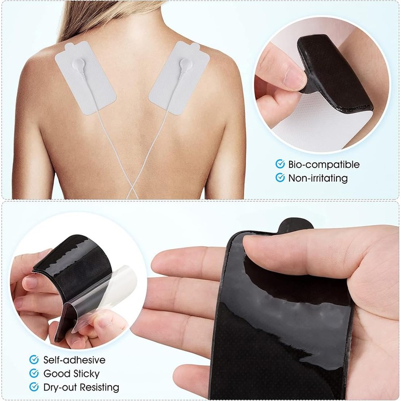 PYEUIFT Pack of 20 Electrode Pads, Tens Device Electrodes, Device