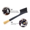 2 Pack Coffee Machine Cleaning Brush, Removable Dual Purpose Dusting