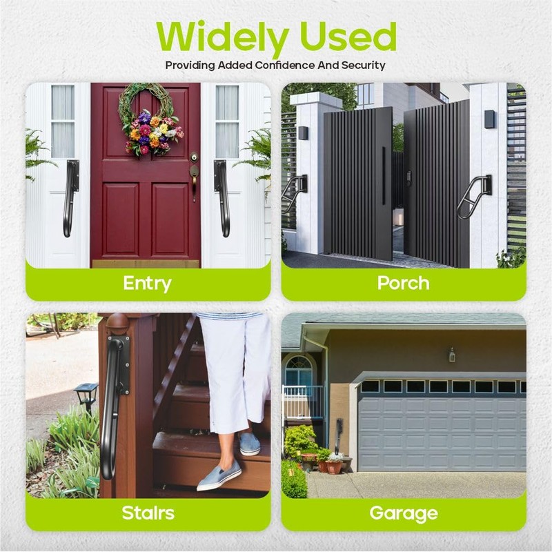 Hand Rails for Outdoor Steps,Hand Rails for Elderly, Porch Railing
