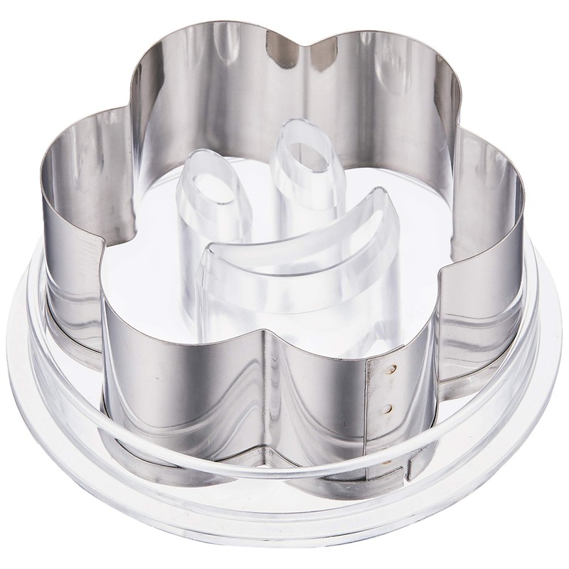Tiger Crown Cookie Cutter, Silver, Clear, 2.8 x 2.8 x