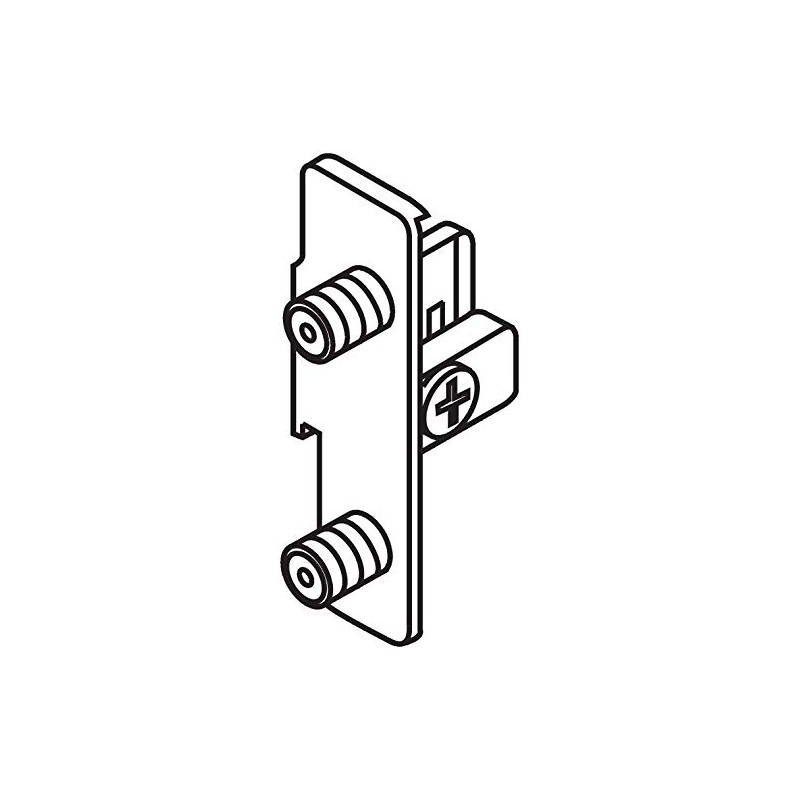 Blum ZSF.1610.04 METABOX Right Press-In Drawer Standard Front Fixing Bracket,