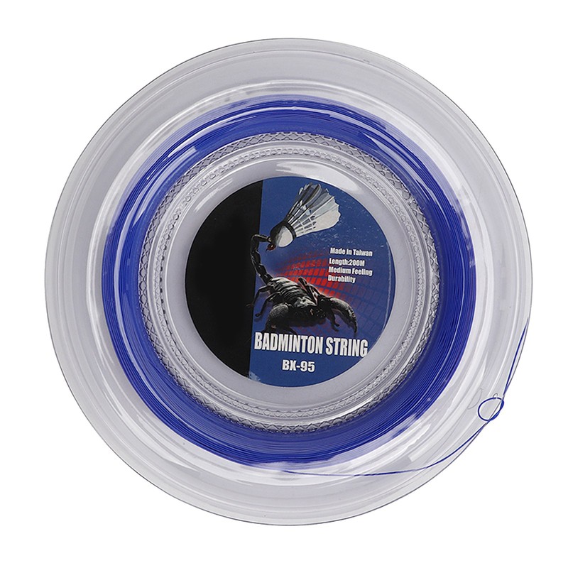 POWERTI Badminton Racquet String High Elasticity Wear Resistant Resin Fibre
