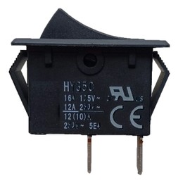 HY35C 2-Pins Push Button Switch AC 125/250V fits Household Electrical Appliances ON-Off Rocker Switch
