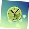 Ciieeo Family-Friendly Fridge Clock Round Wall Magnet Fruit Design Sleep