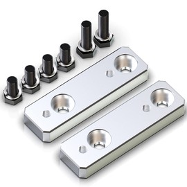 MZS Sway Bar Drop Bracket Kit, 1"-3" Relocation Lift 05-23 Tacoma Sway Bar Drop Compatible with 03-09 4Runner / 07-09 FJ Cruiser 2WD/4WD Silver