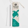 Green + Kind Stainless Steel Straight Straw - Single, 1